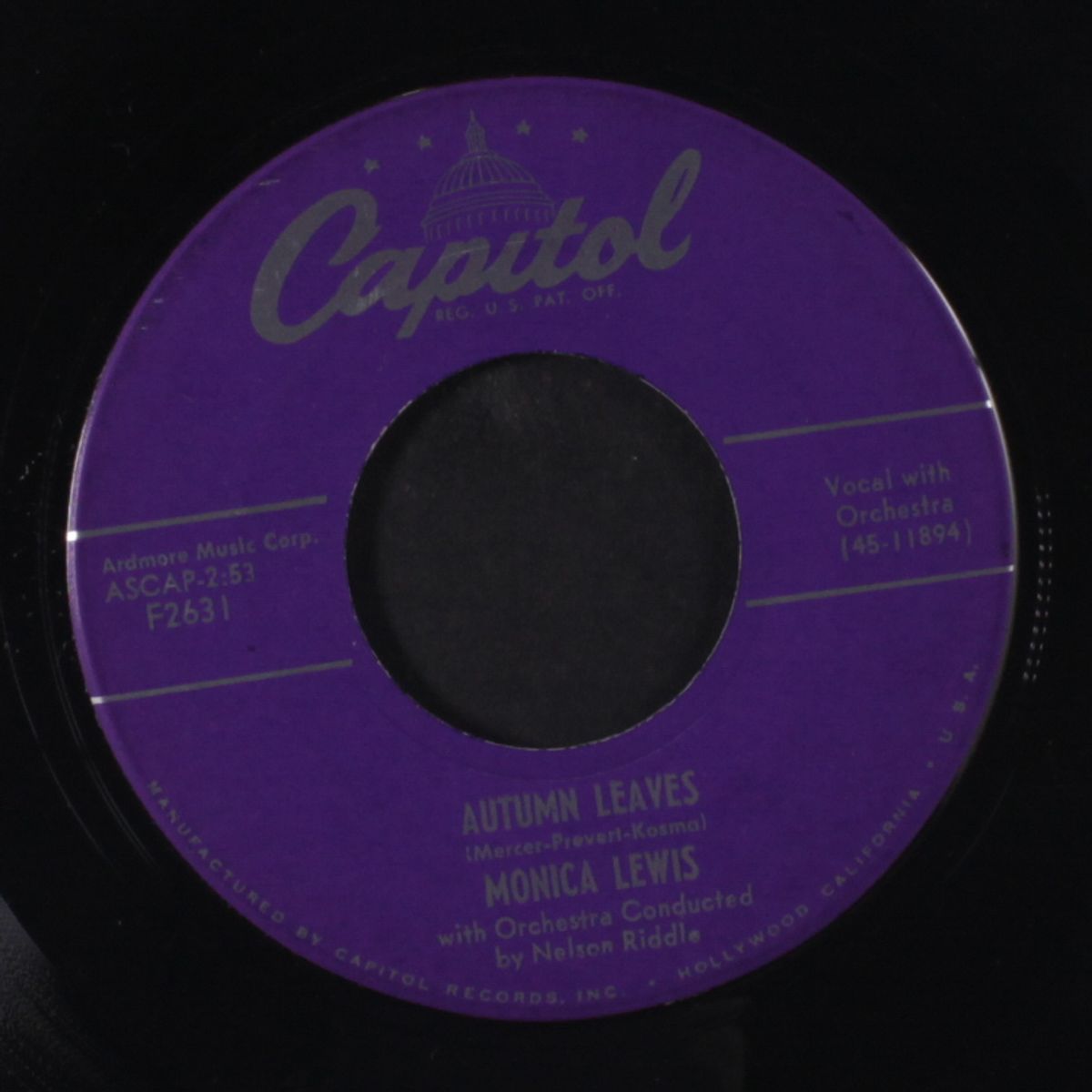 don't say goodbye when you go / autumn leaves by MONICA LEWIS