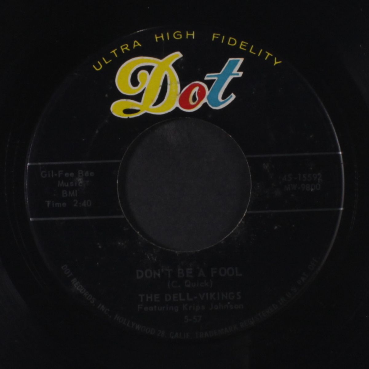 whispering bells / don't be a fool by DELL-VIKINGS