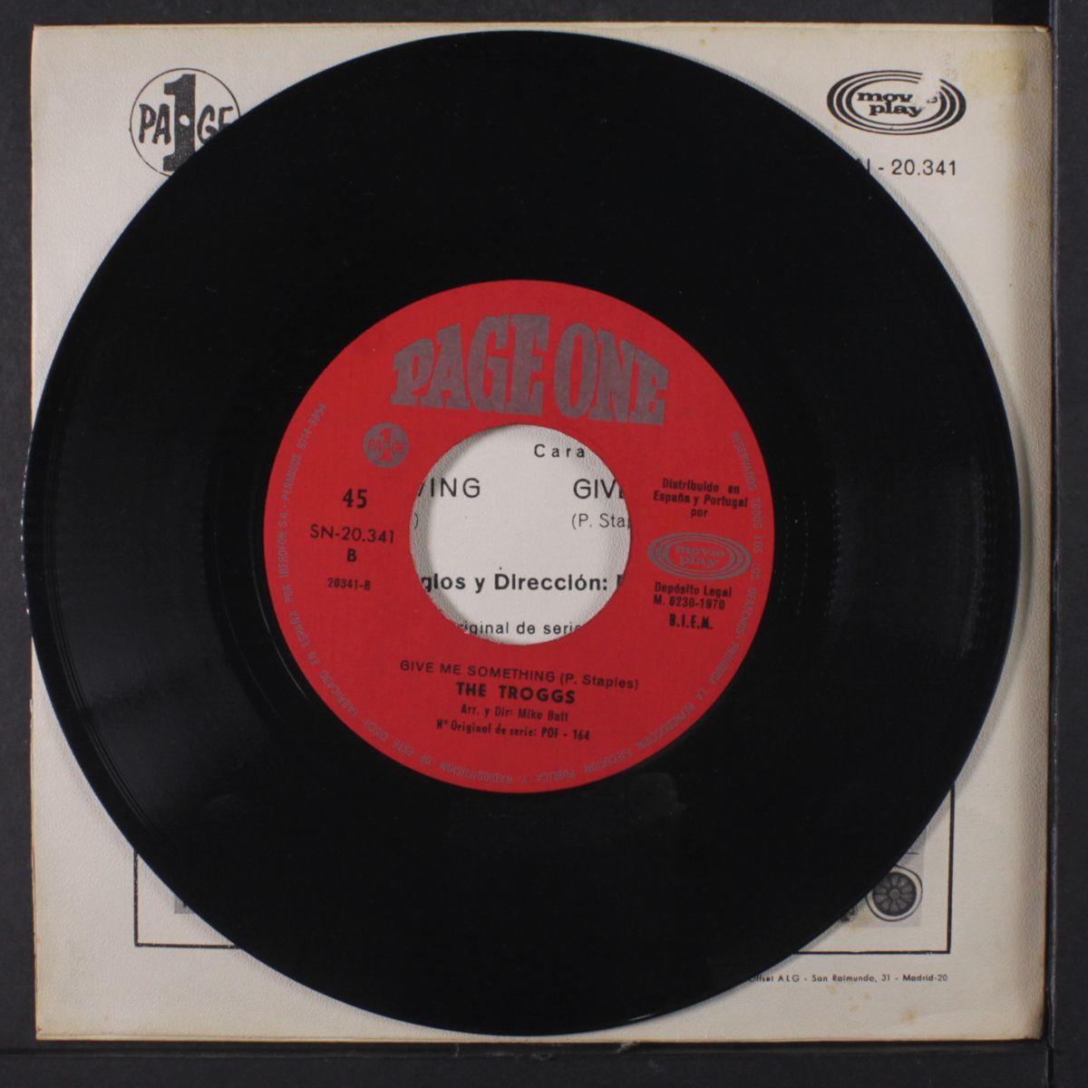 easy loving / give me something by TROGGS