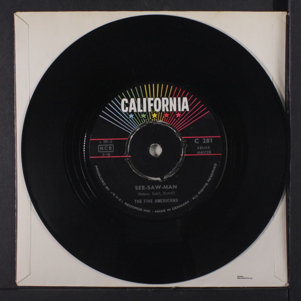 7:30 guided tour / see-saw-man by FIVE AMERICANS