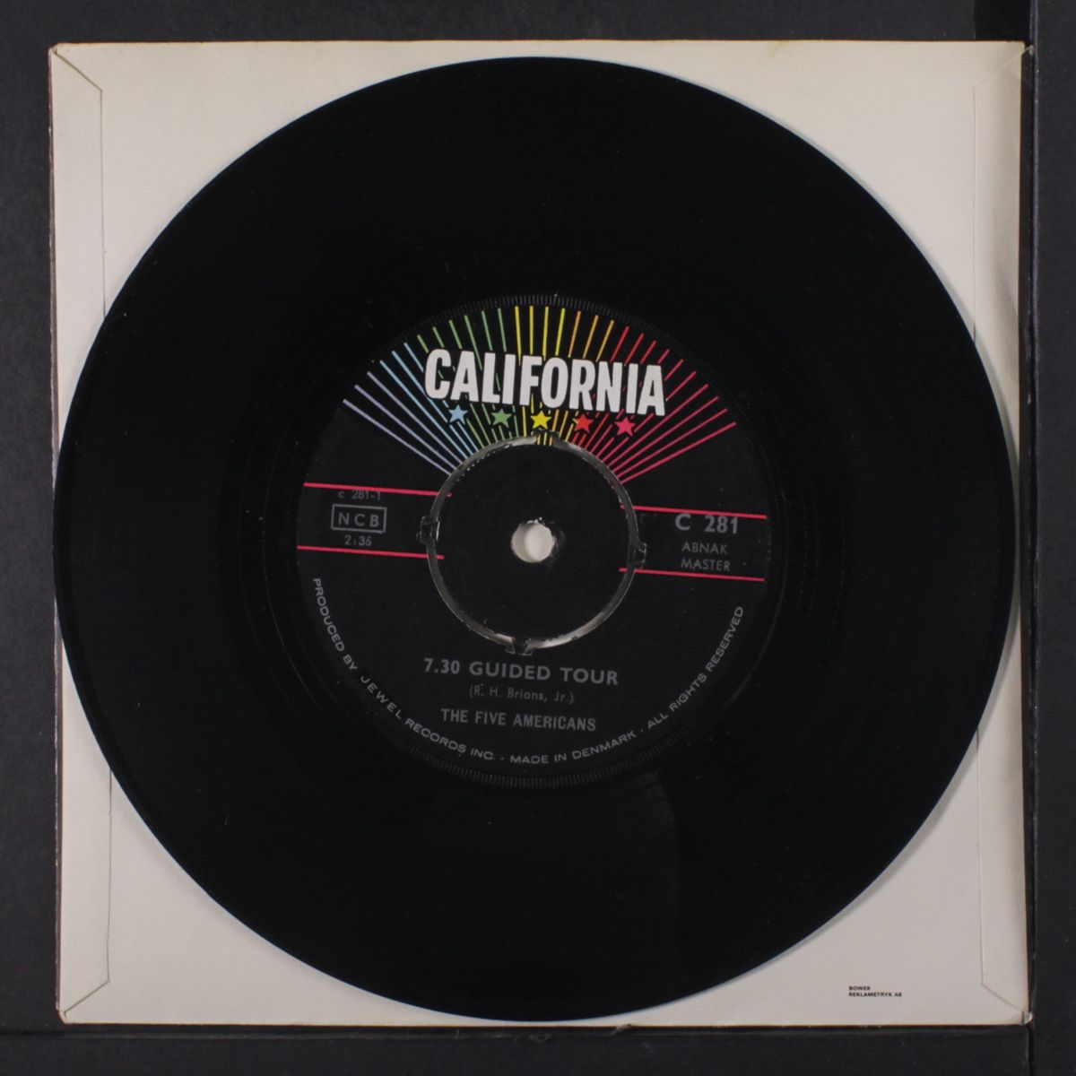 7:30 guided tour / see-saw-man by FIVE AMERICANS