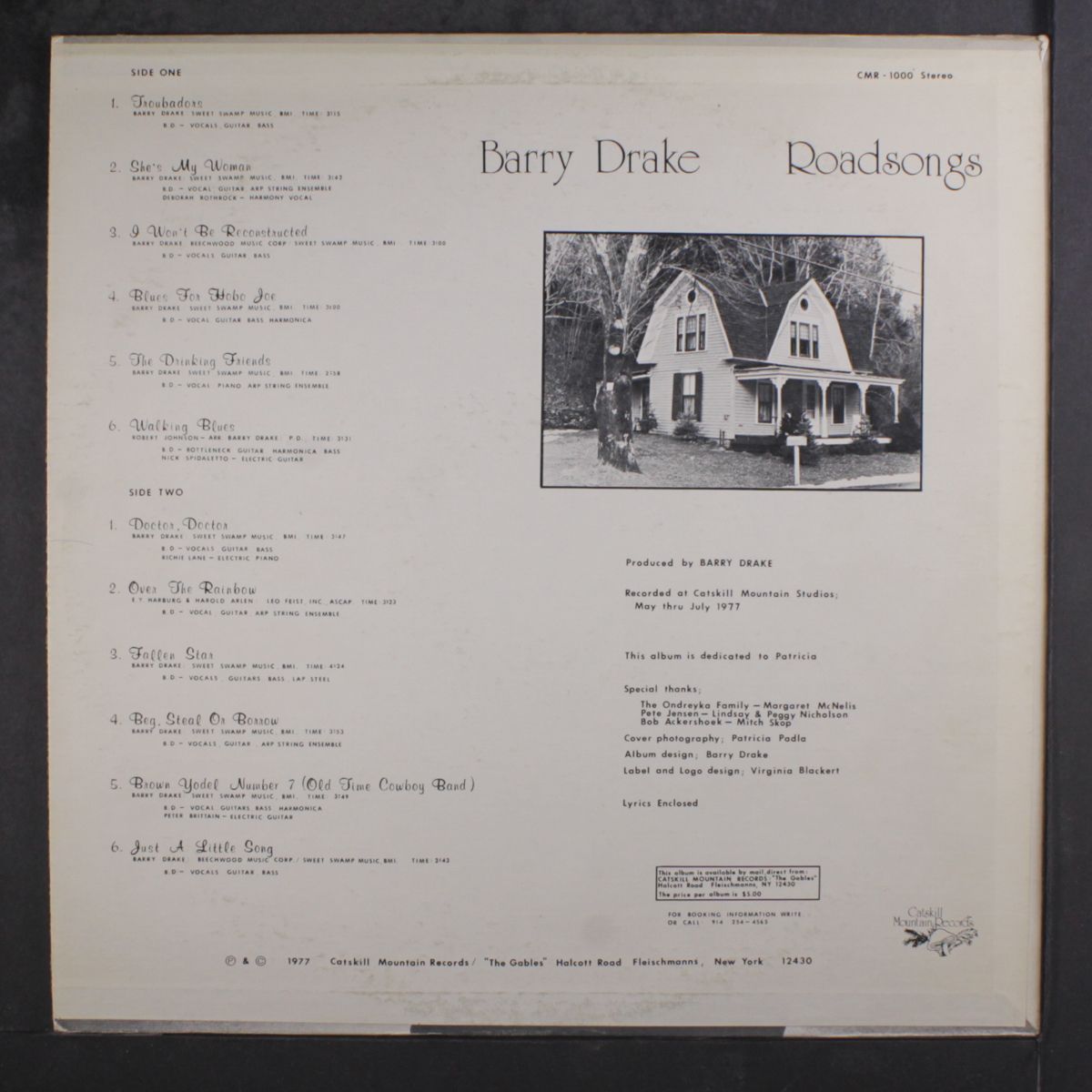 roadsongs by BARRY DRAKE
