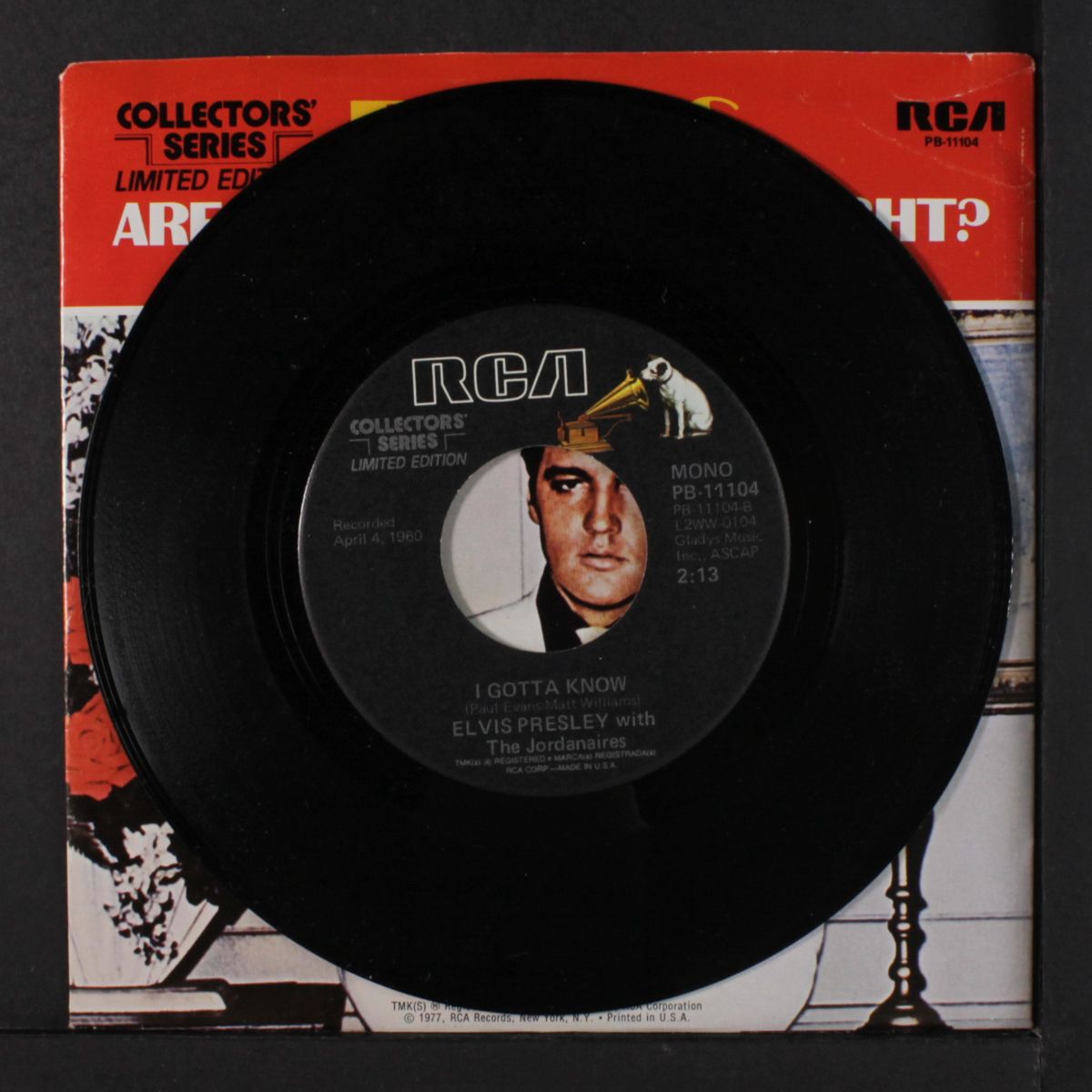 are you lonesome tonight / i gotta know by ELVIS PRESLEY