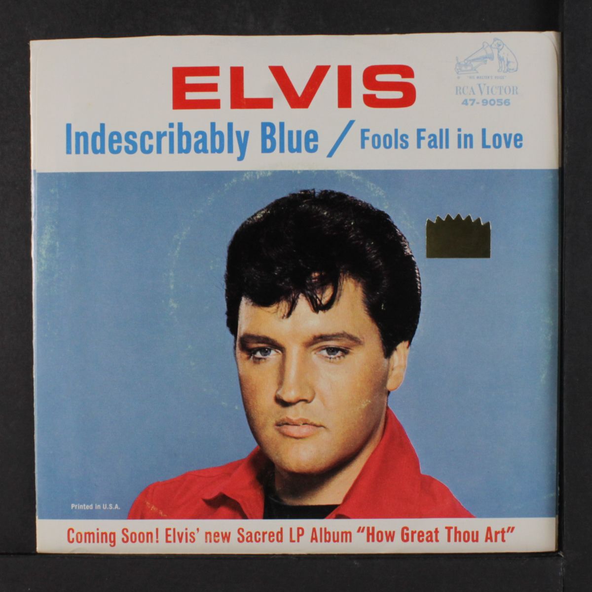 indescribably blue / fools fall in love by ELVIS PRESLEY