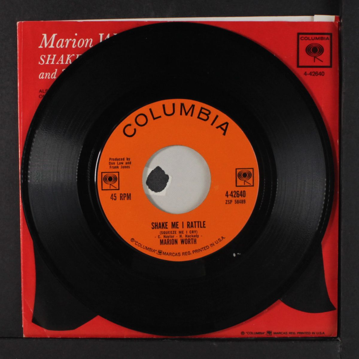 shake me i rattle / tennessee teardrops by MARION WORTH