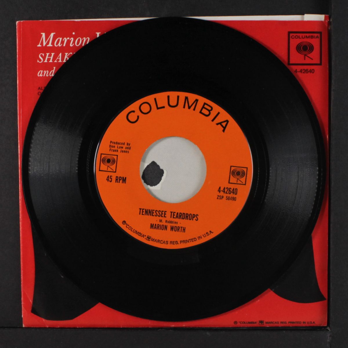 shake me i rattle / tennessee teardrops by MARION WORTH