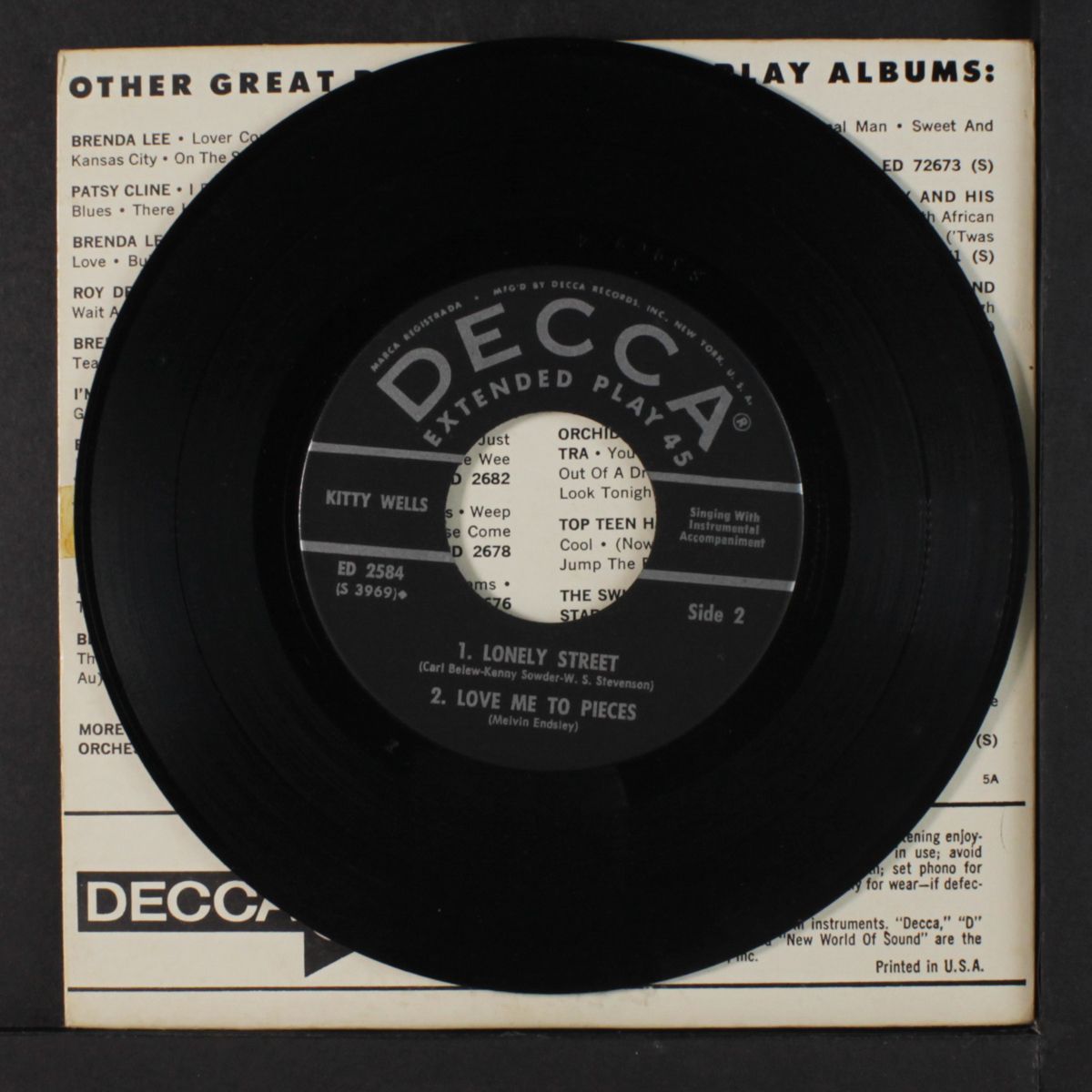 lonely street by KITTY WELLS