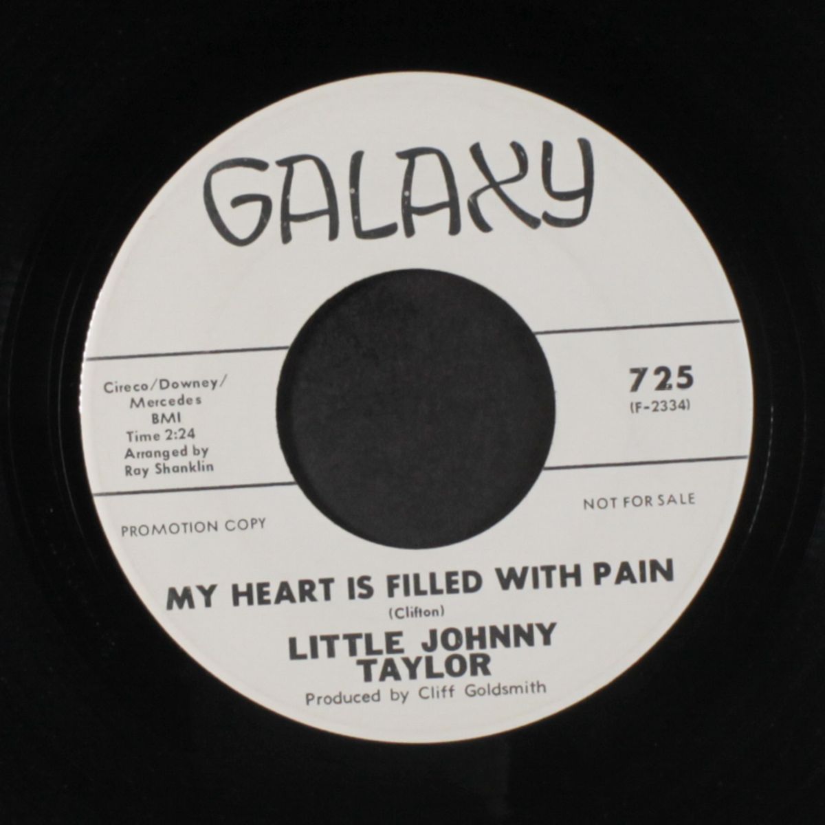 since i found a new love / my heart is filled with pain by LITTLE JOHNNY TAYLOR