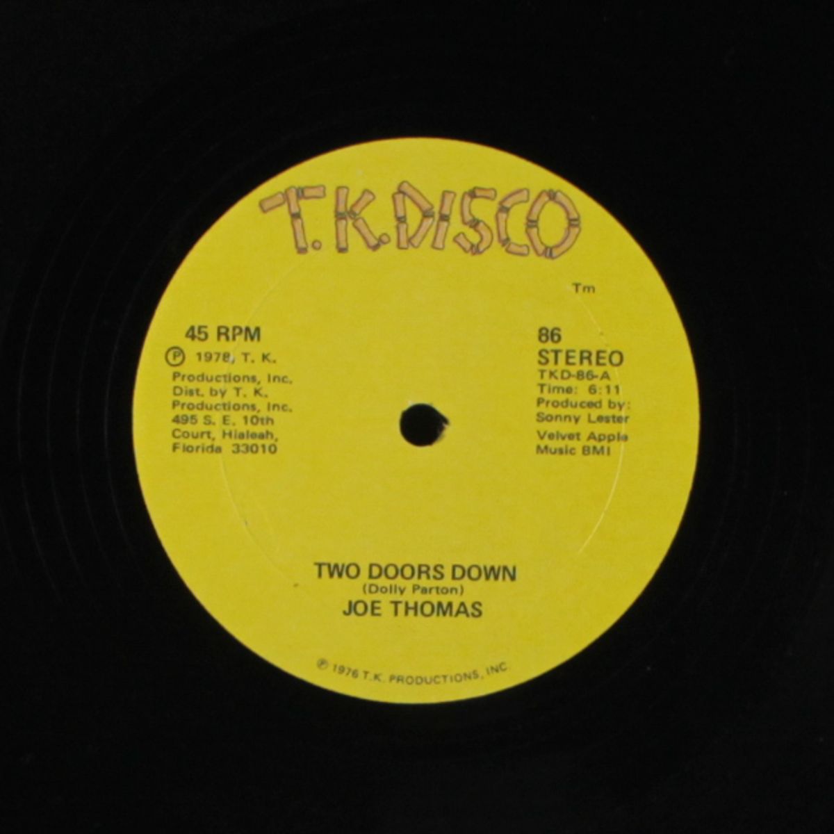 two doors down / here i come by JOE THOMAS