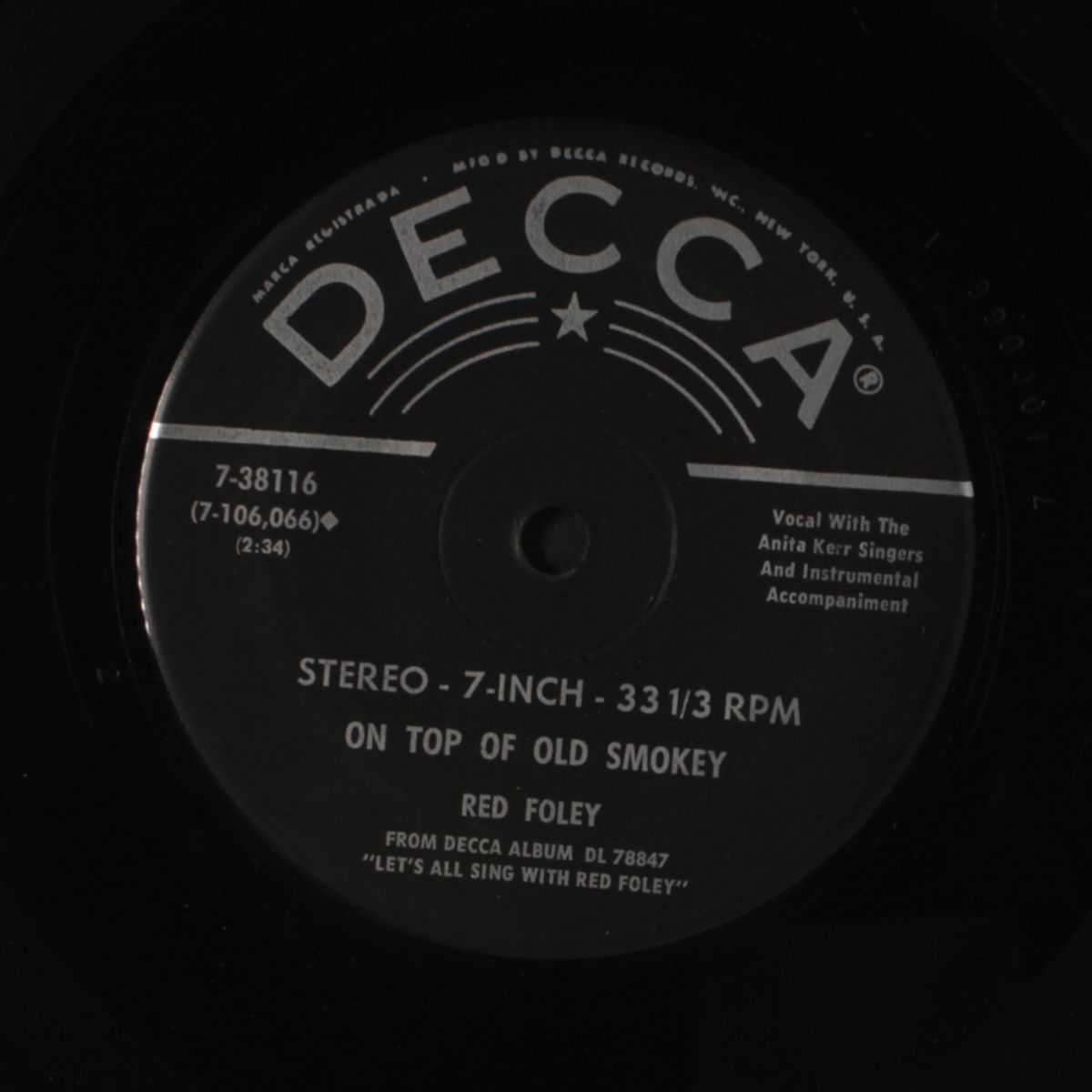 have you ever been lonely / on top of old smokey by RED FOLEY