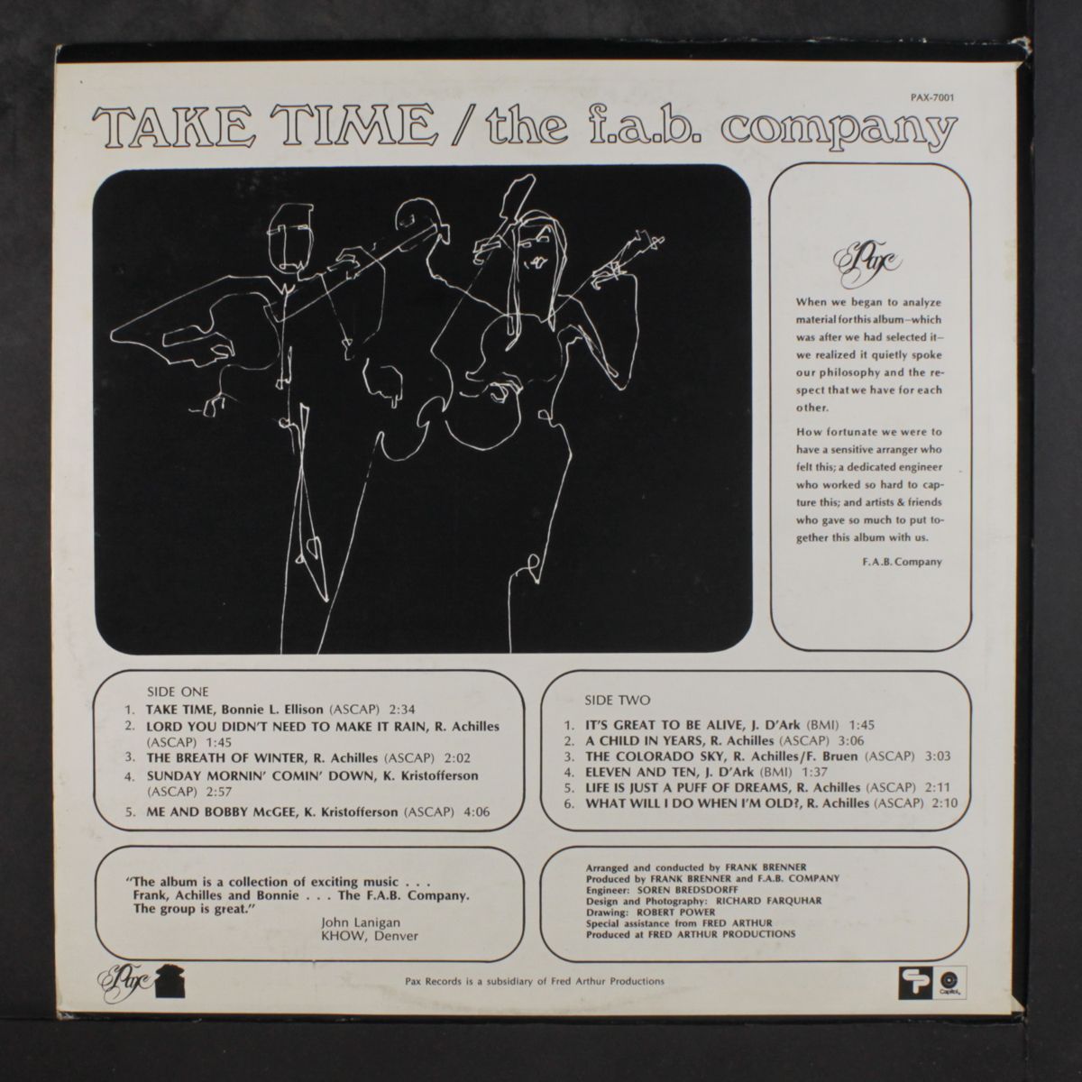 take time by F.A.B. COMPANY