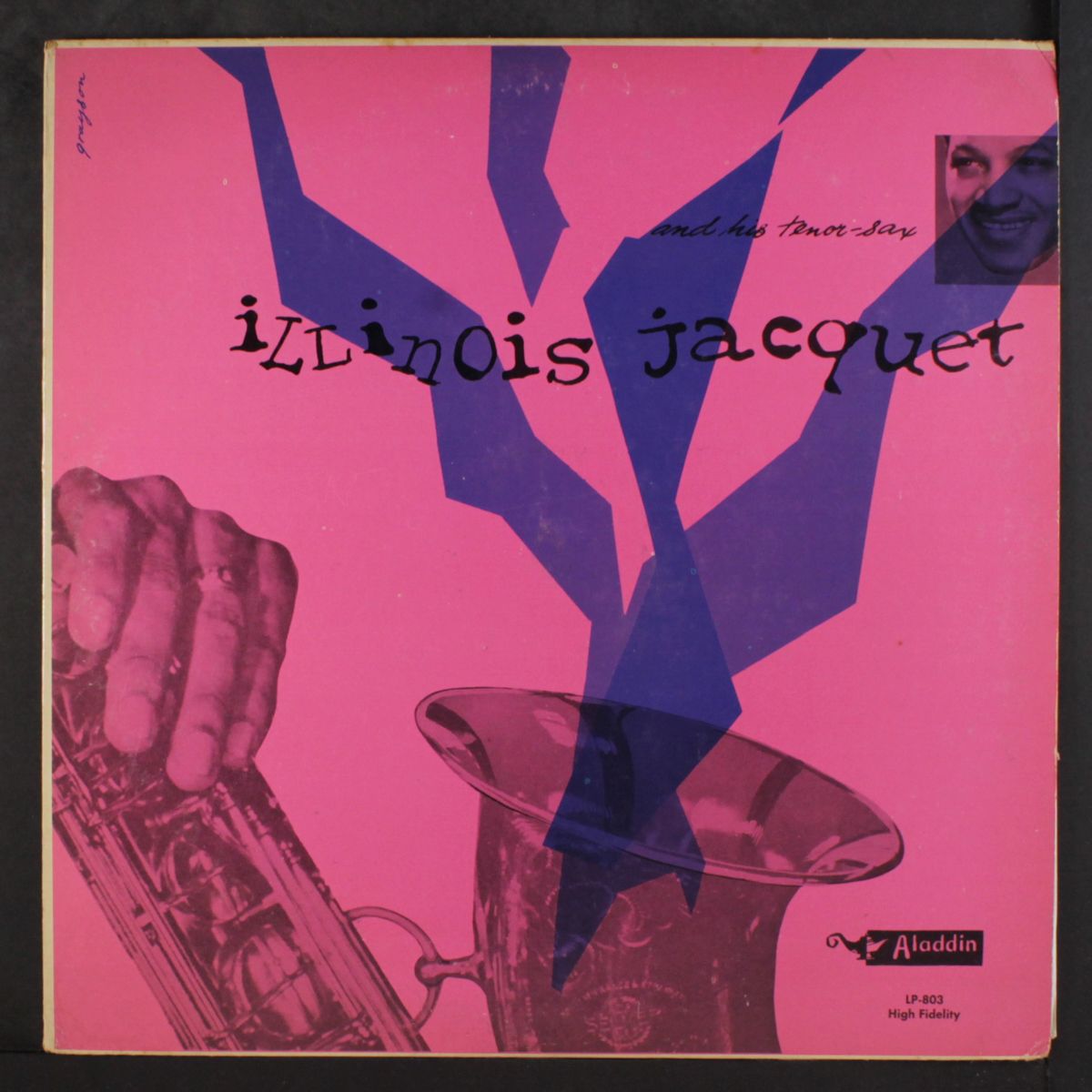 and his tenor-sax by ILLINOIS JACQUET