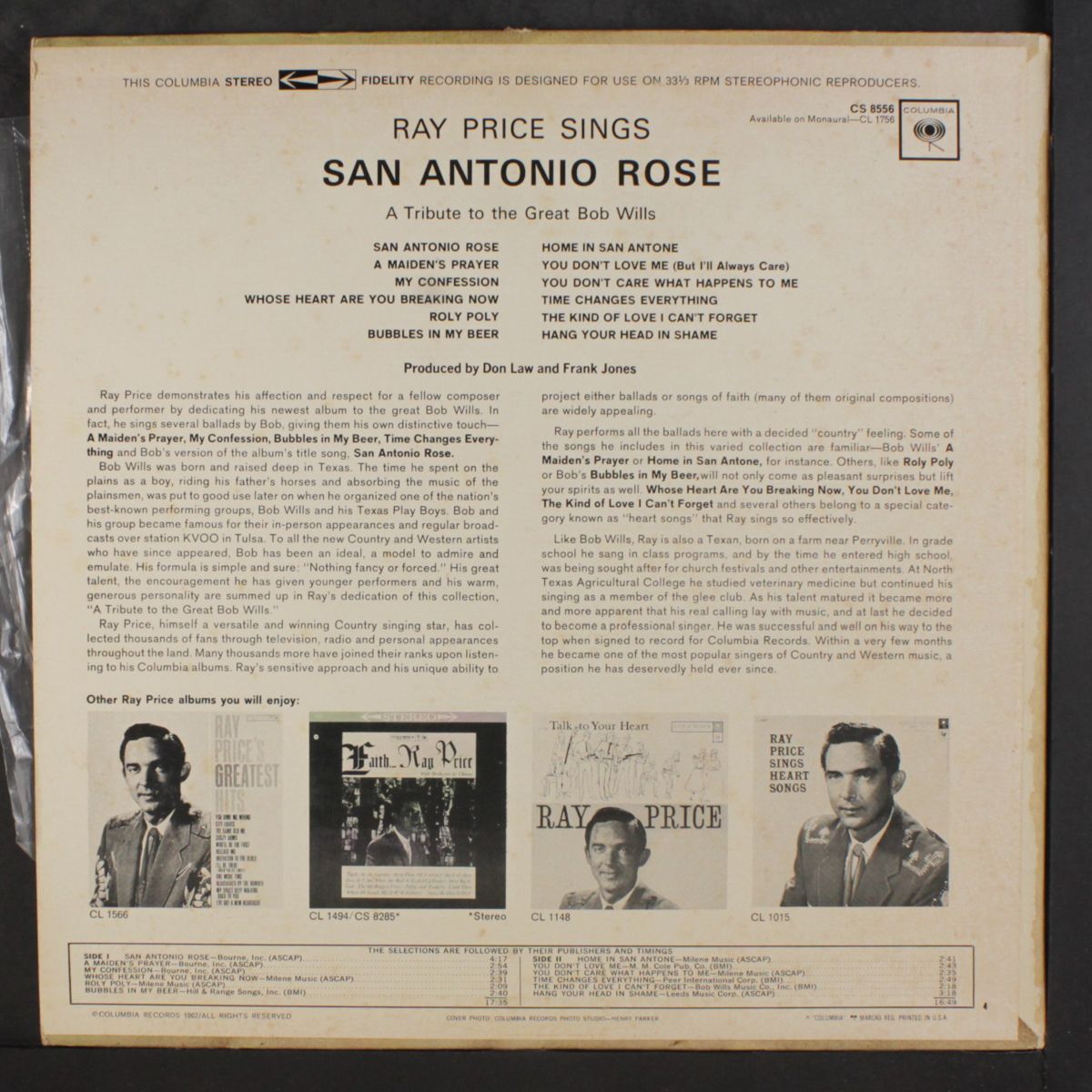 san antonio rose by RAY PRICE
