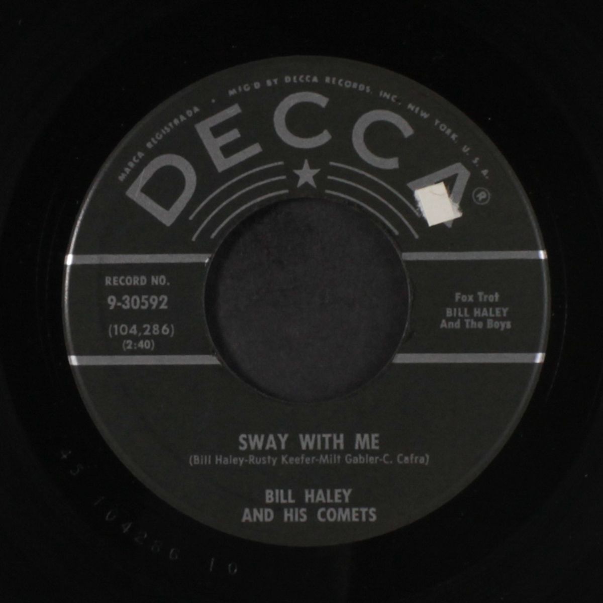 skinny minnie / stay with me by BILL HALEY