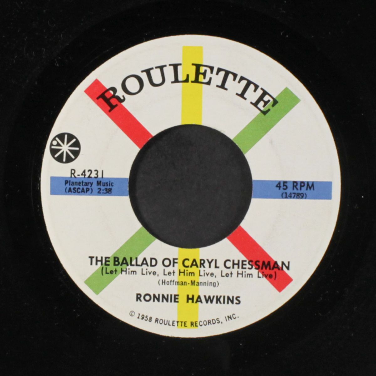 the ballad of caryl chessman / the tale of floyd collins by RONNIE HAWKINS