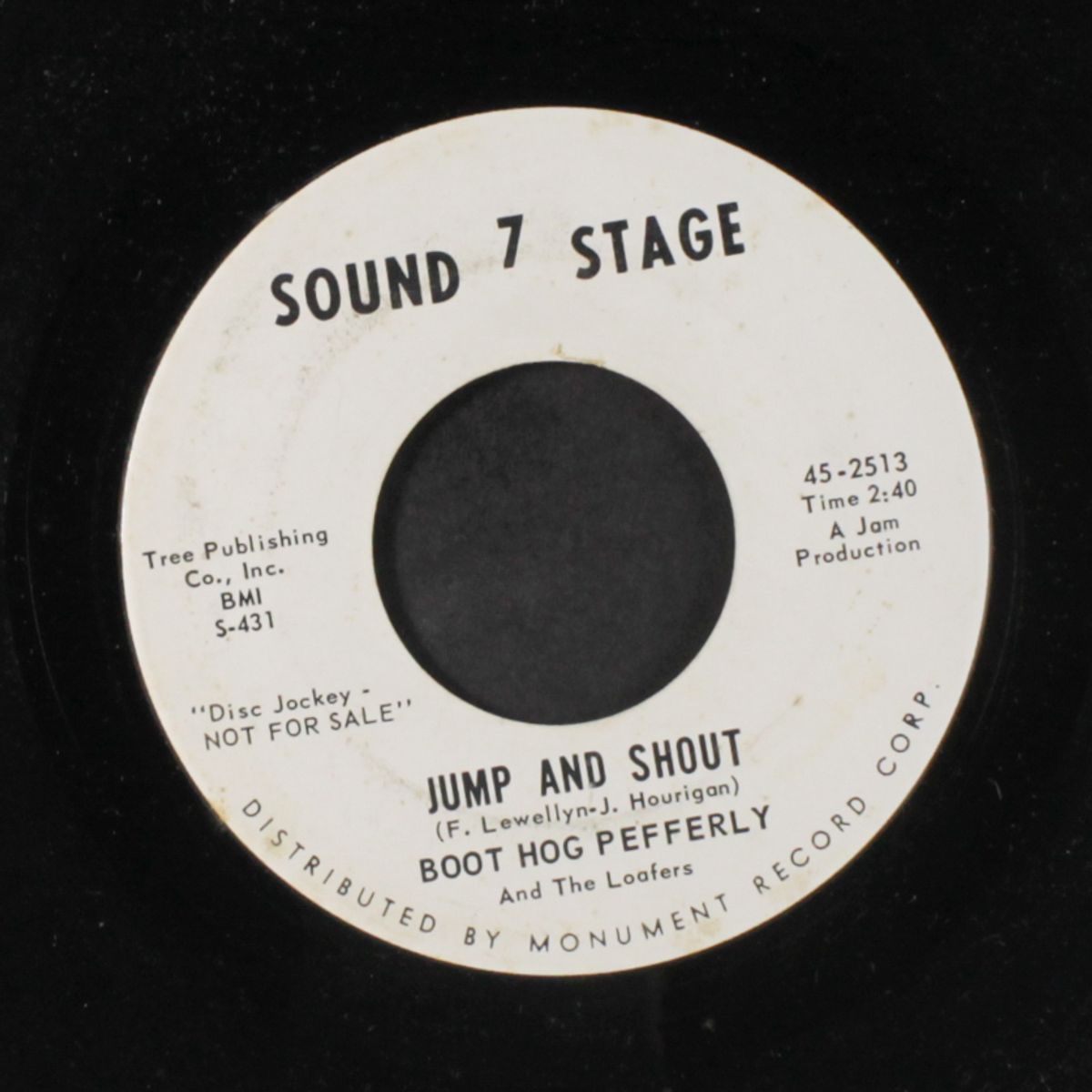 jump and shout / i'm not going to work today by BOOT HOG PEFFERLY & LOAFERS