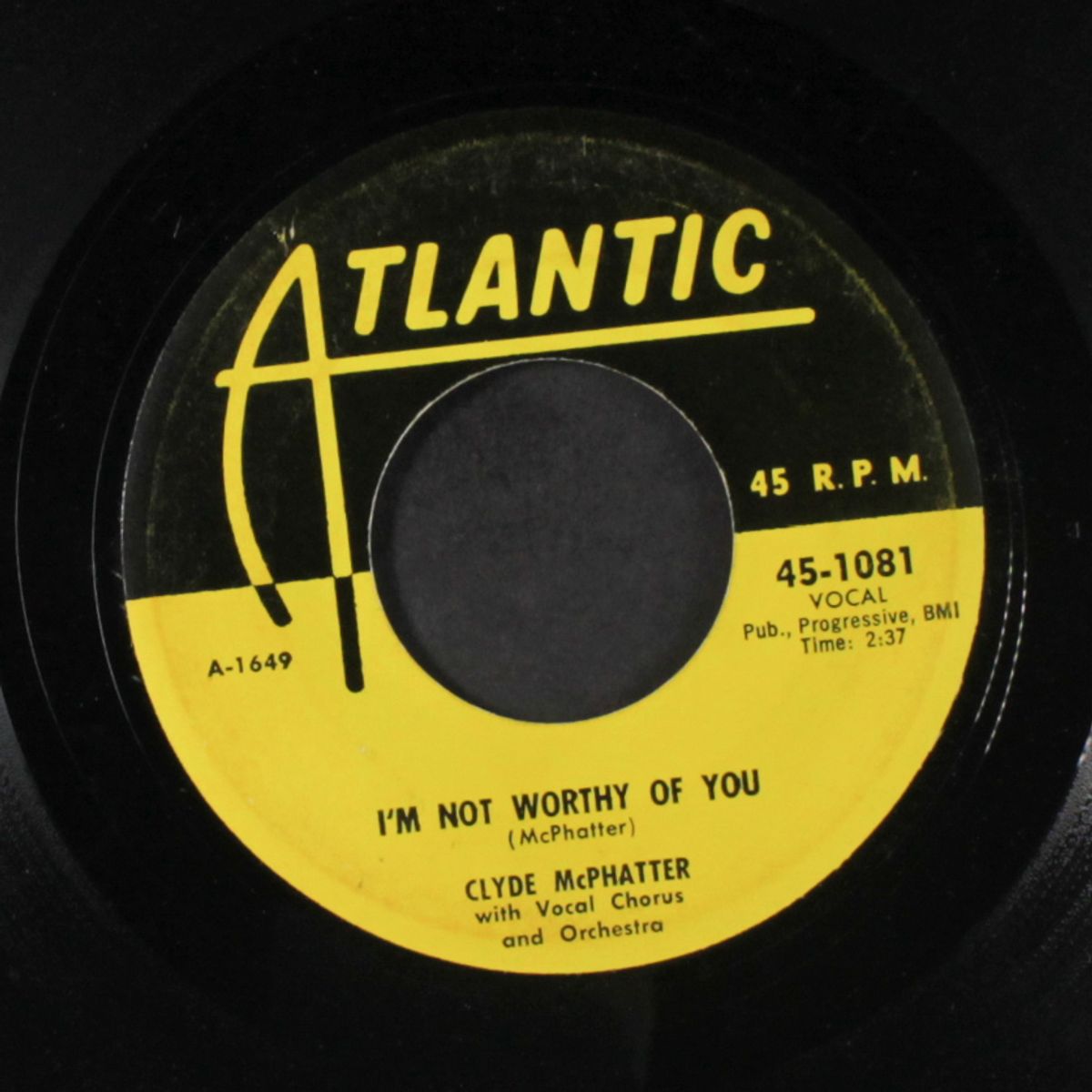 seven days / i'm not worthy of you by CLYDE MCPHATTER