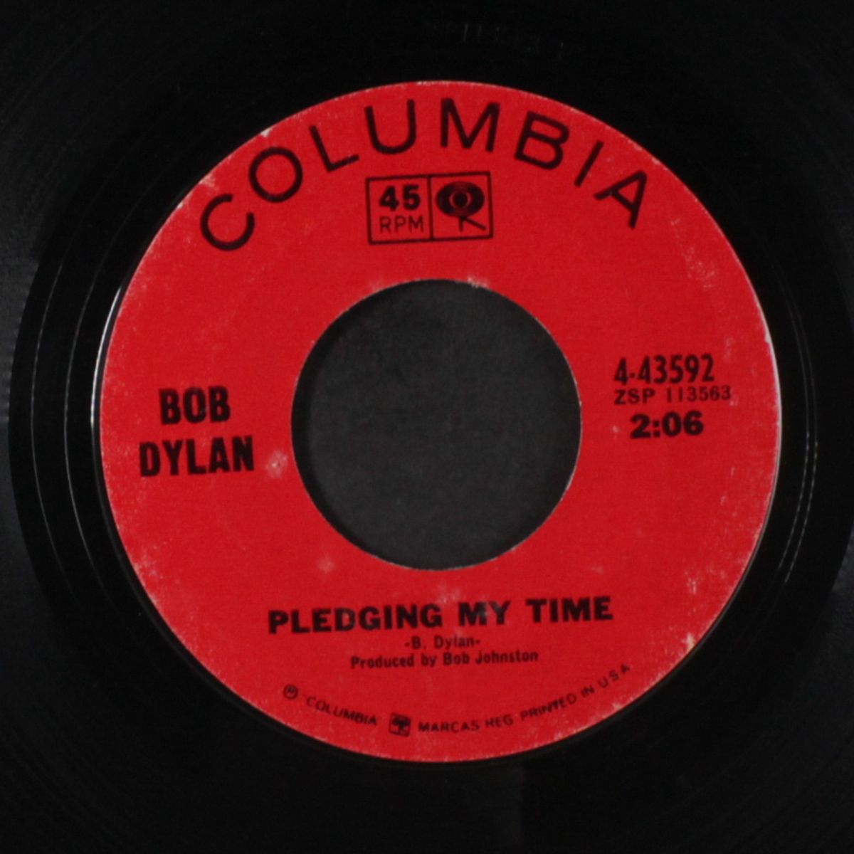 rainy day women #12 & 35 / pledging my time by BOB DYLAN