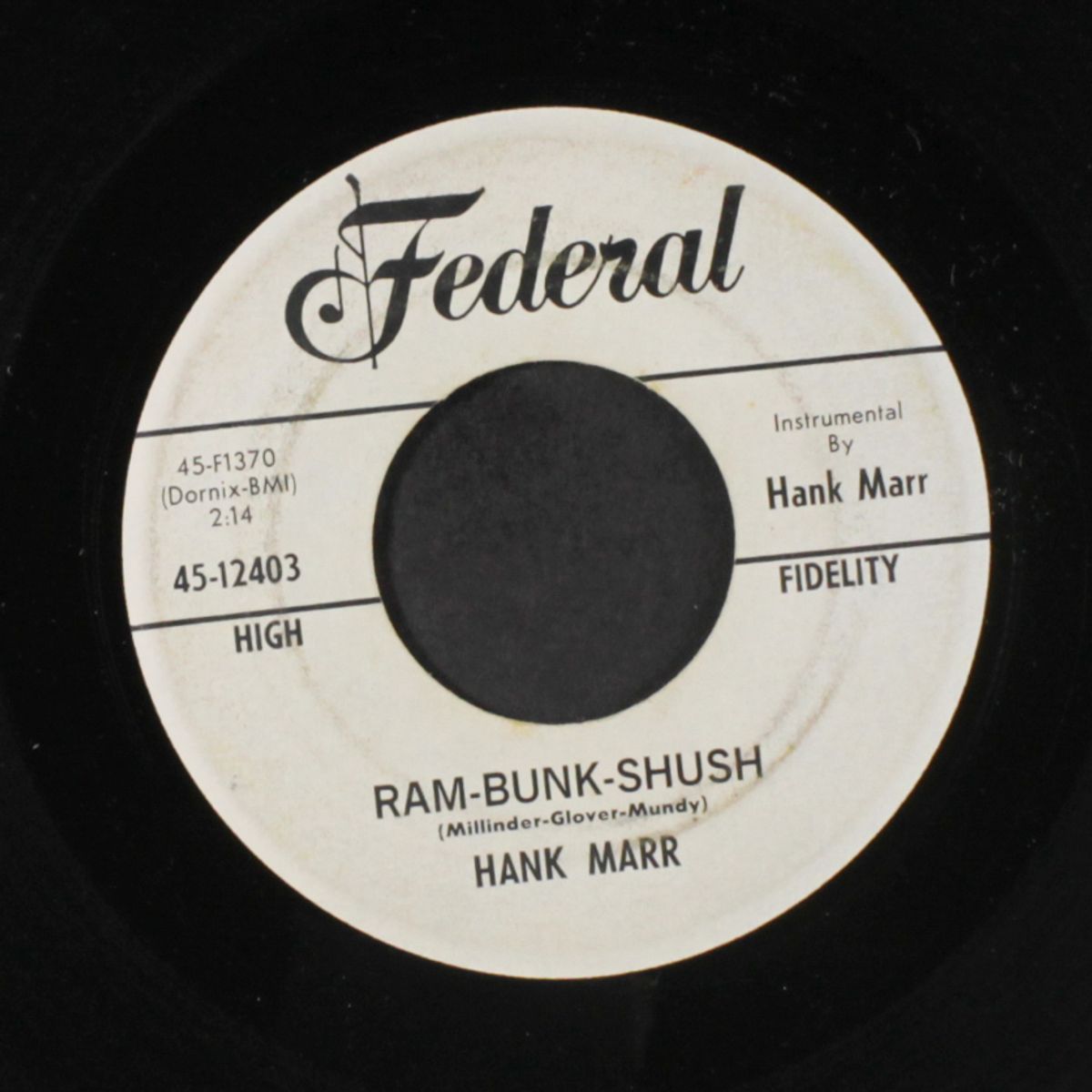 the push / ram-bunk-shush by HANK MARR