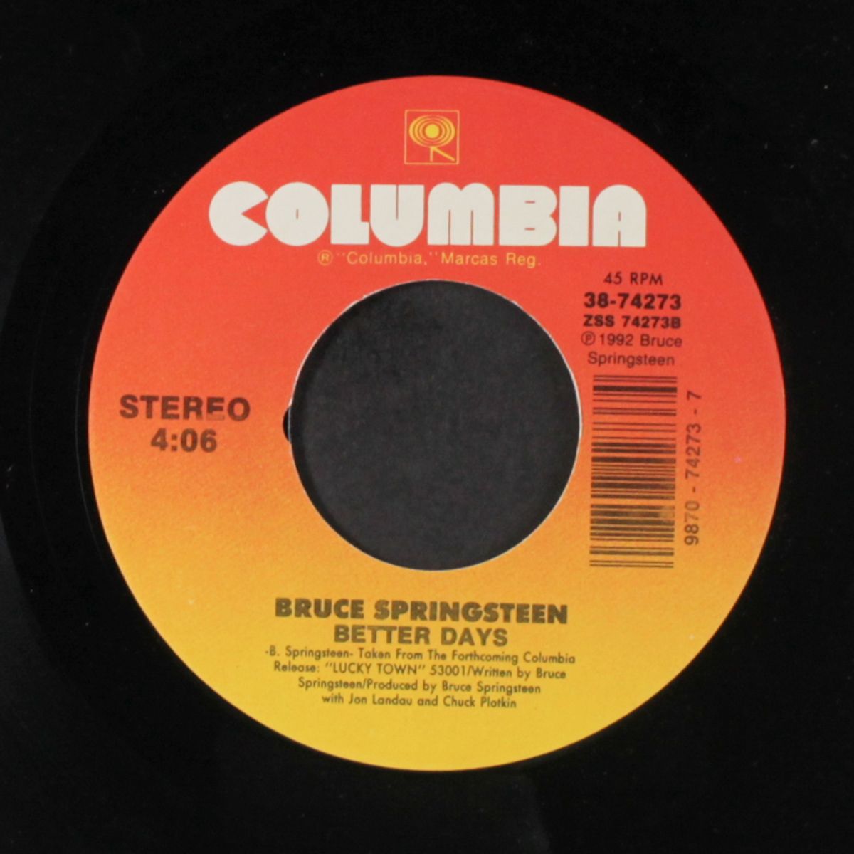 human touch / better days by BRUCE SPRINGSTEEN