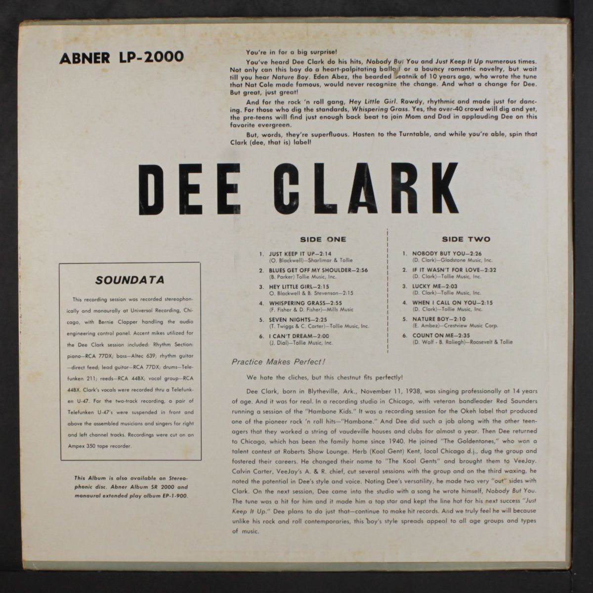 dee clark by DEE CLARK