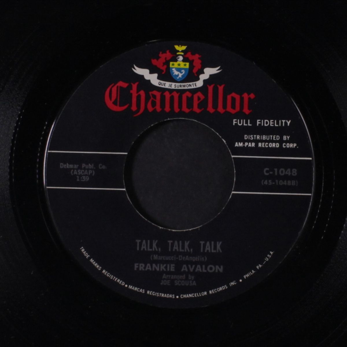 don't throw away all those teardrops / talk, talk, talk by FRANKIE AVALON