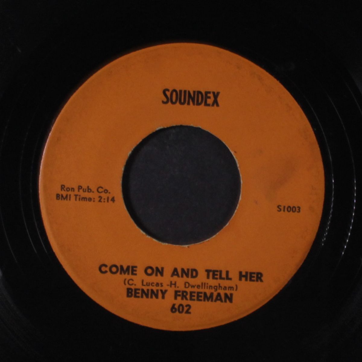come on and tell her / the hully gully by BENNY FREEMAN