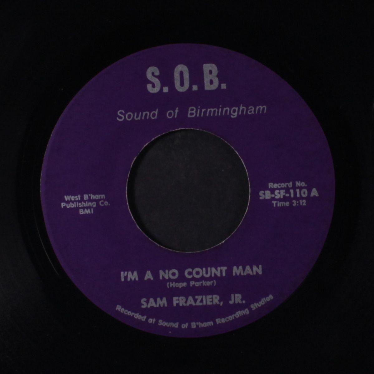 i'm a no count man / love, fish & bread by SAM FRAZIER, JR