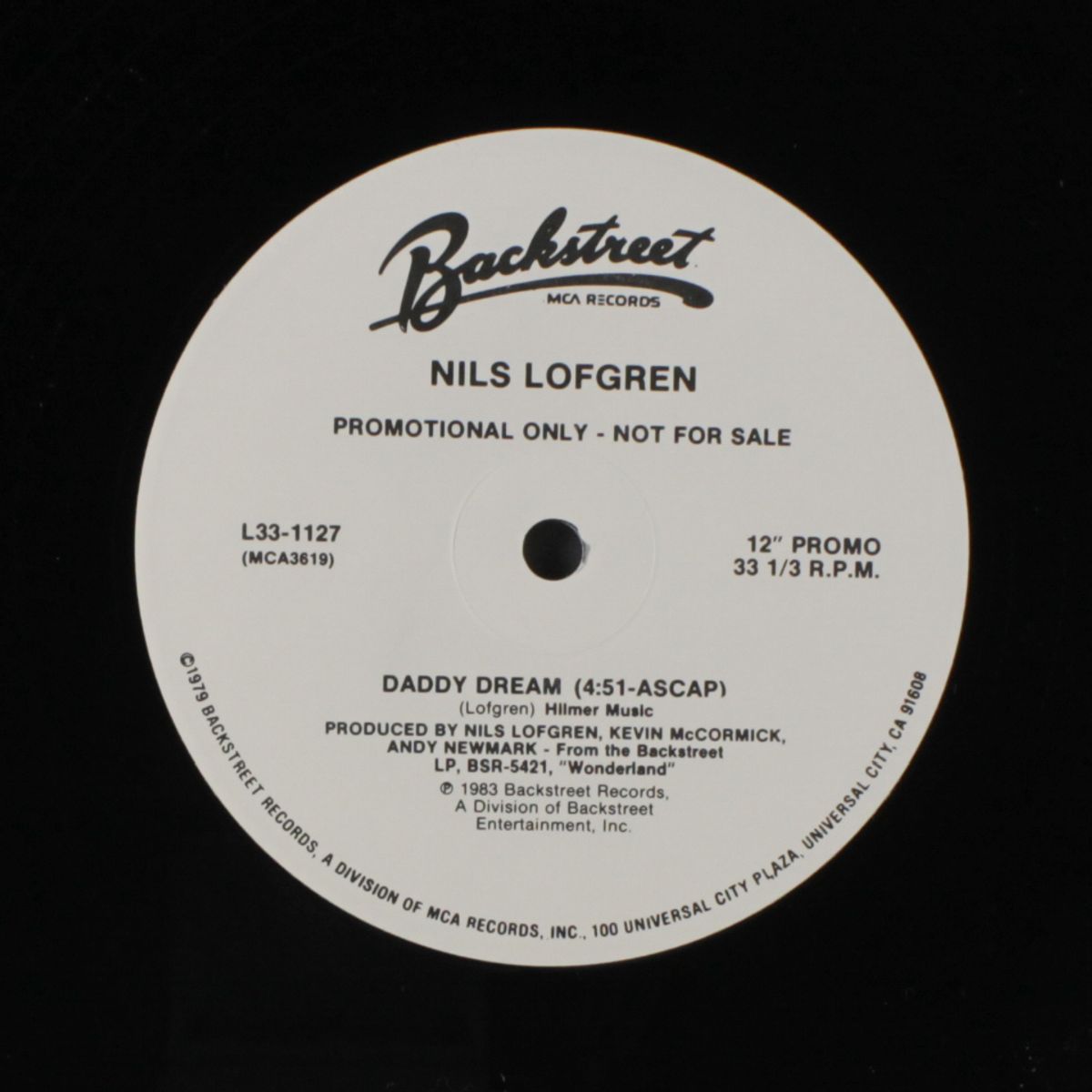 across the tracks / daddy dream by NILS LOFGREN