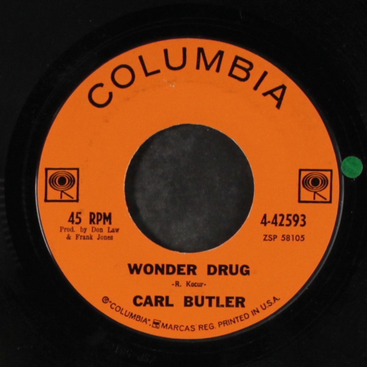 don't let me cross over / wonder drug by CARL BUTLER