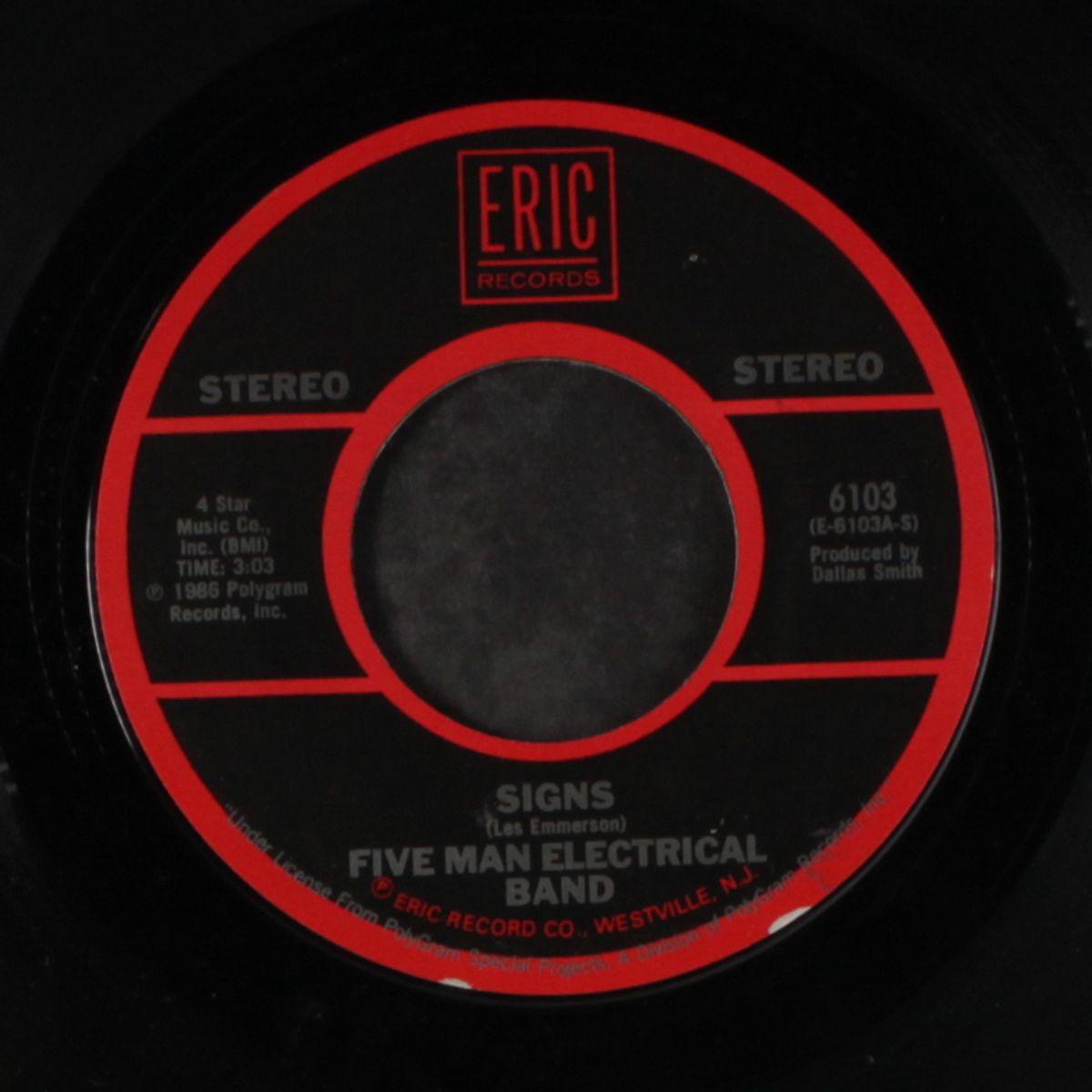 signs / let it out (let it all hang out) by FIVE MAN ELECTRICAL BAND / HOMBRES