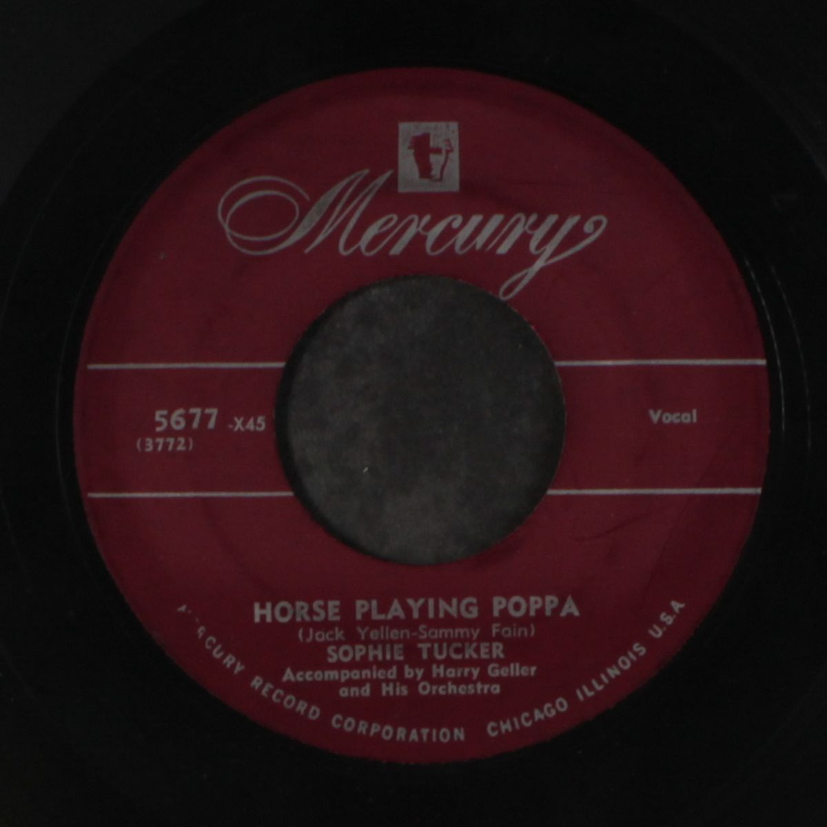 mister segal / horse playing poppa by SOPHIE TUCKER