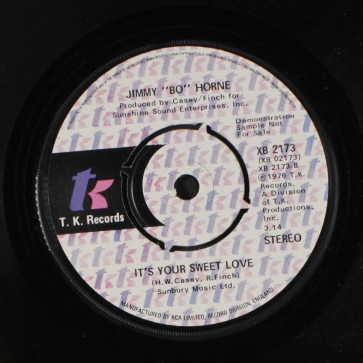 get happy / it's your sweet love by JIMMY "BO" HORNE