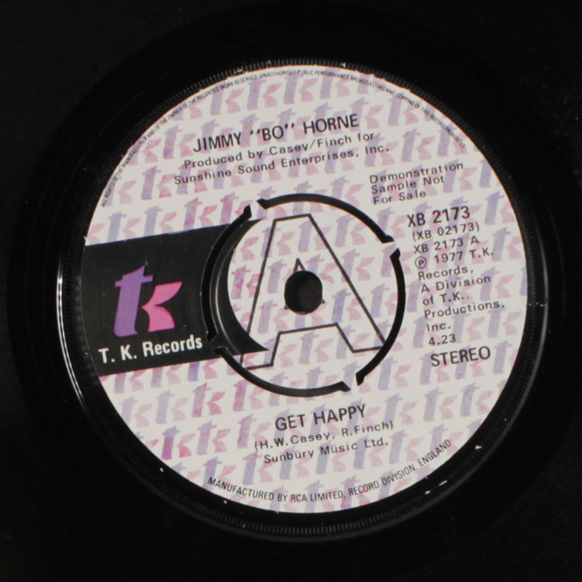 get happy / it's your sweet love by JIMMY "BO" HORNE