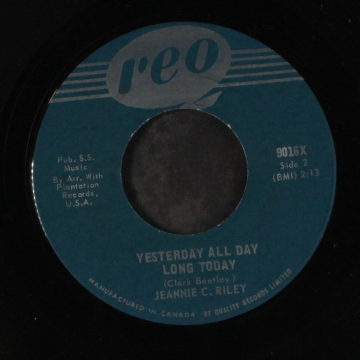 harper valley p.t.a. / yesterday all day long today by JEANNIE C. RILEY