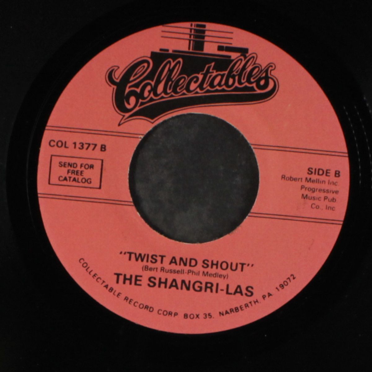 give him a great big kiss / twist and shout by SHANGRI-LAS