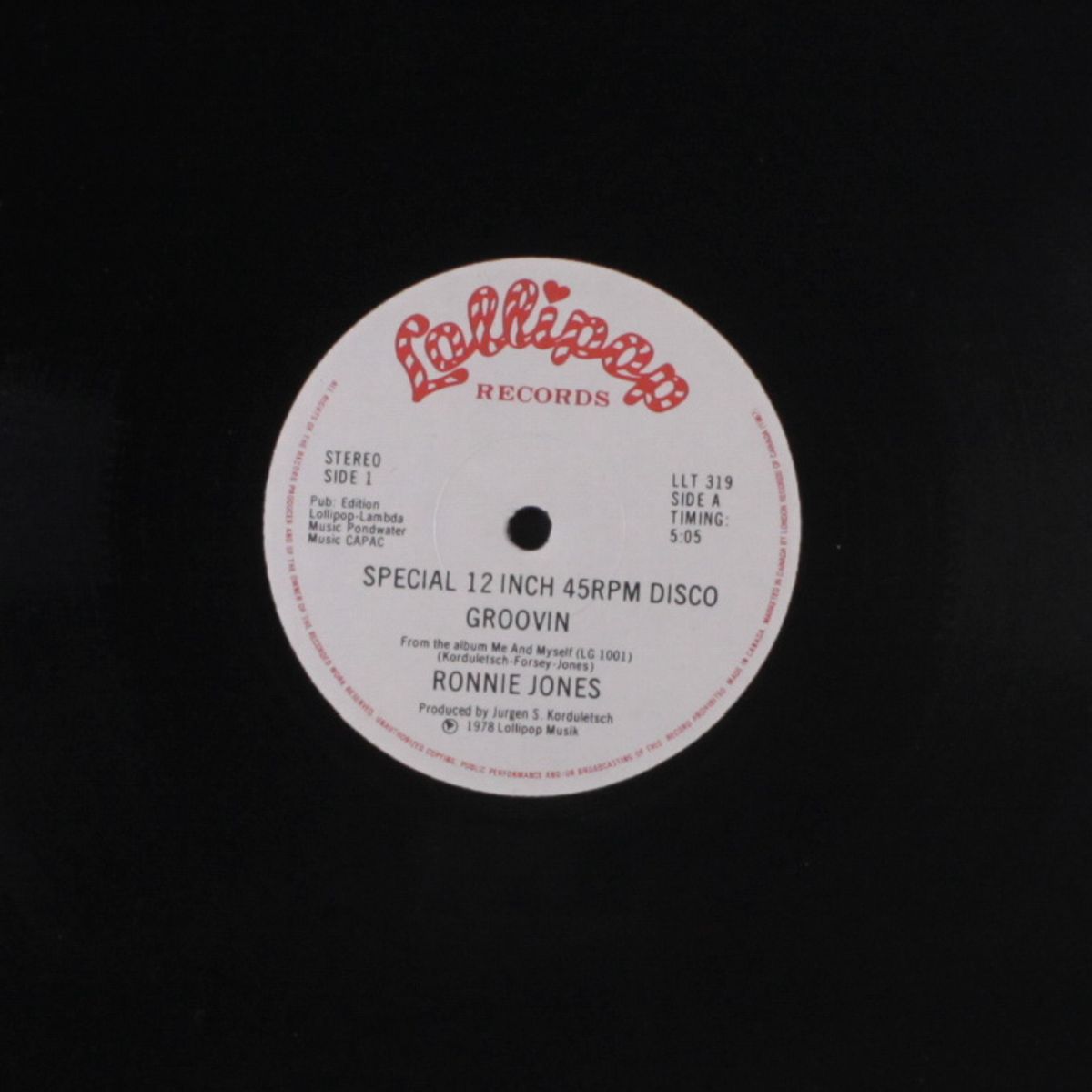 groovin / number one by RONNIE JONES