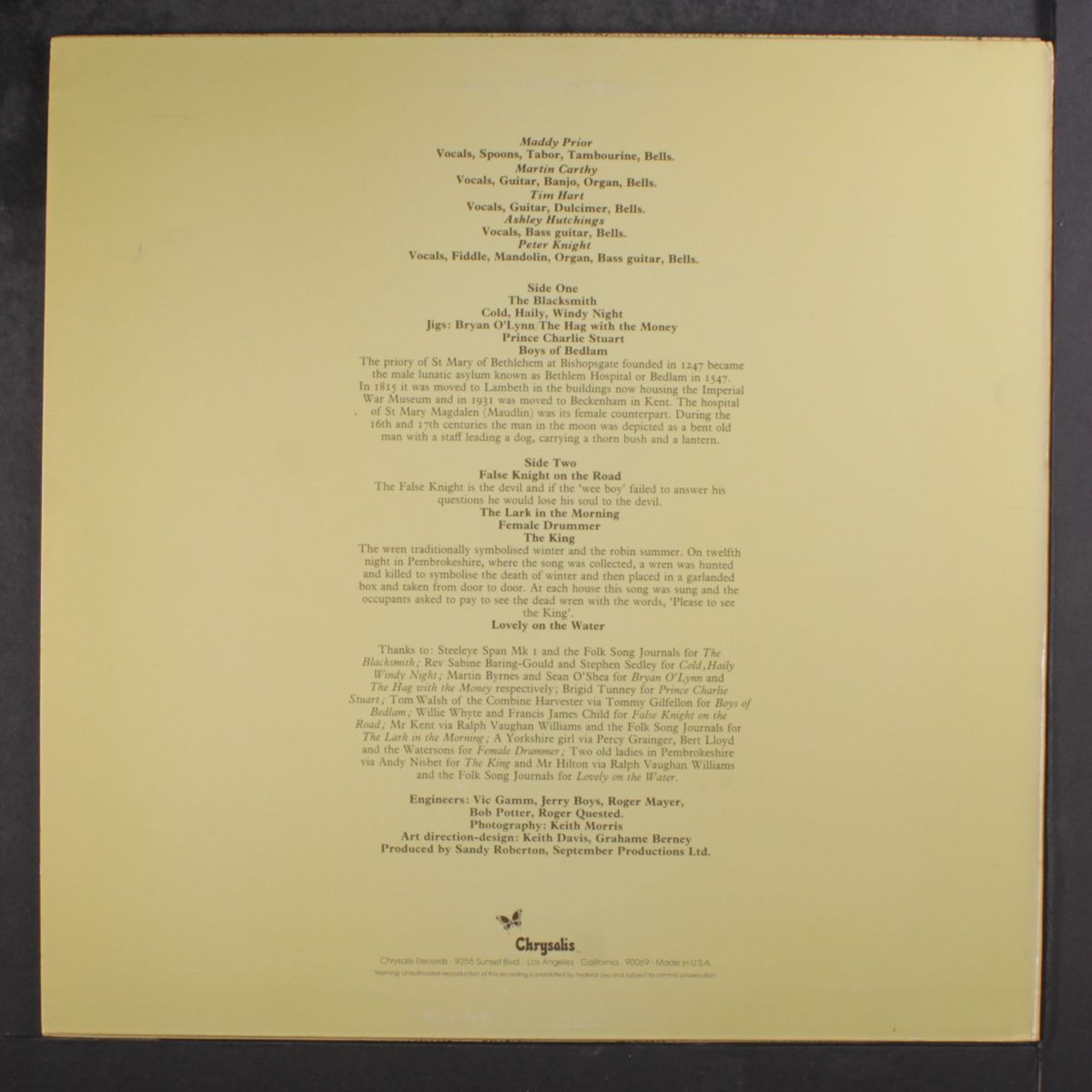 please to see the king by STEELEYE SPAN