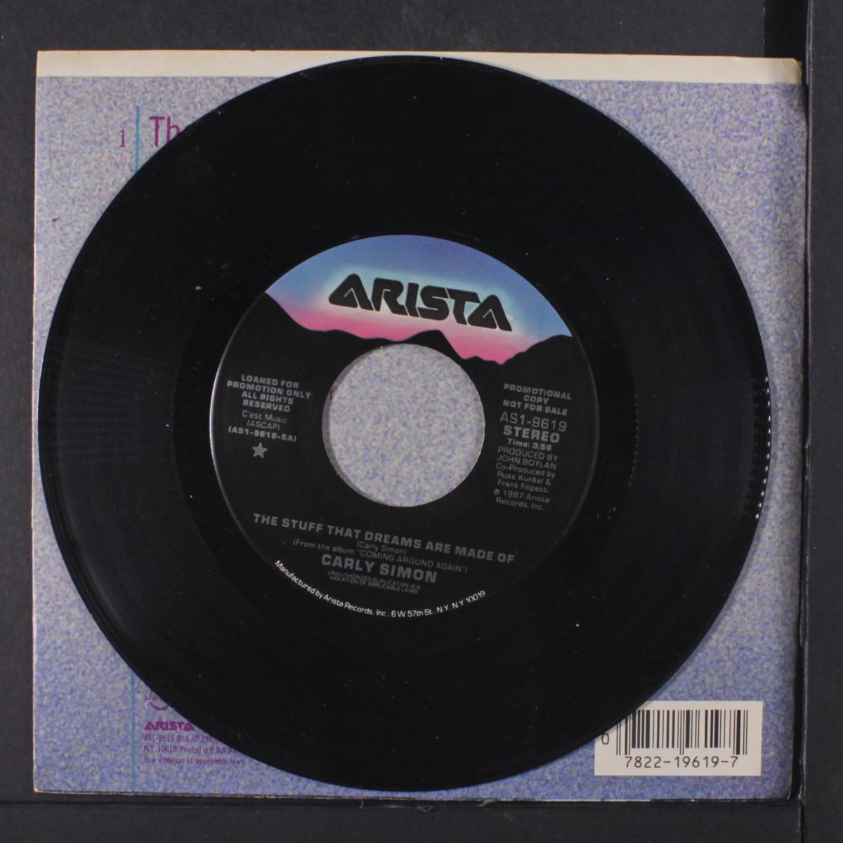 the stuff that dreams are made of / as time goes by by CARLY SIMON