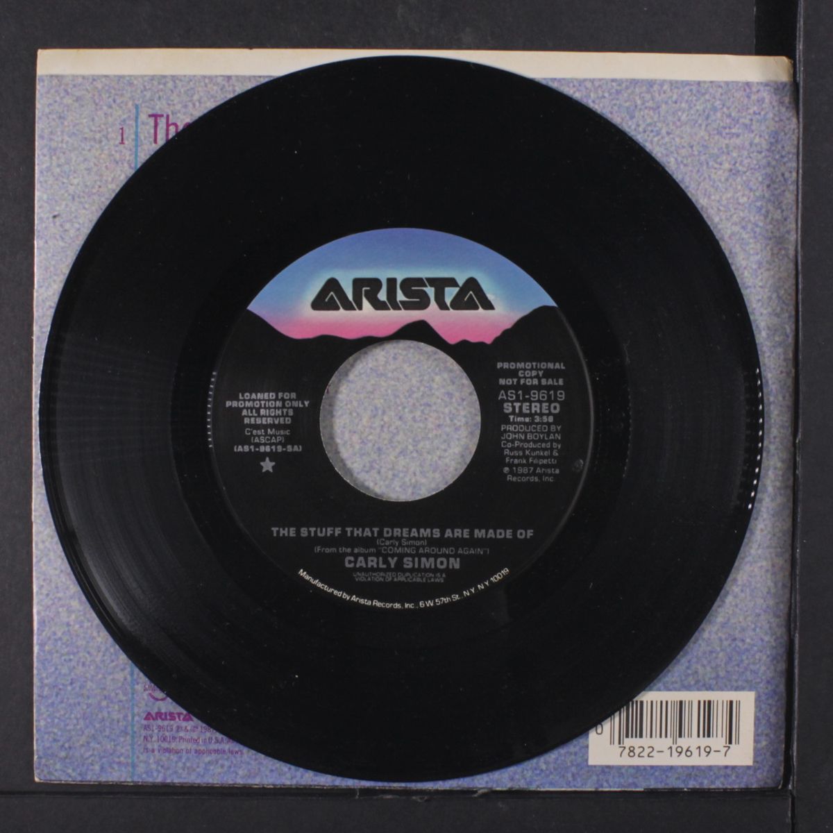 the stuff that dreams are made of / as time goes by by CARLY SIMON
