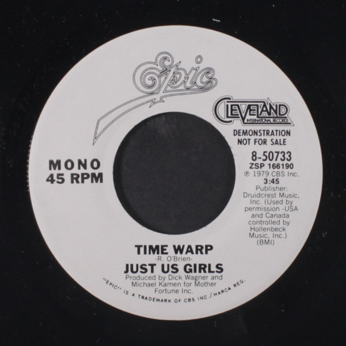 time warp / mono by JUST US GIRLS
