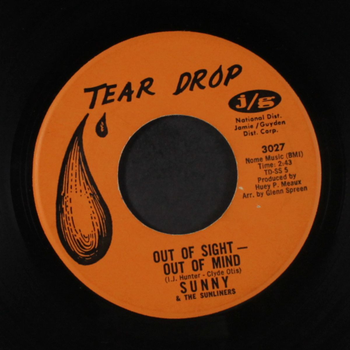 no one else will do / out of sight, out of mind by SUNNY & SUNLINERS