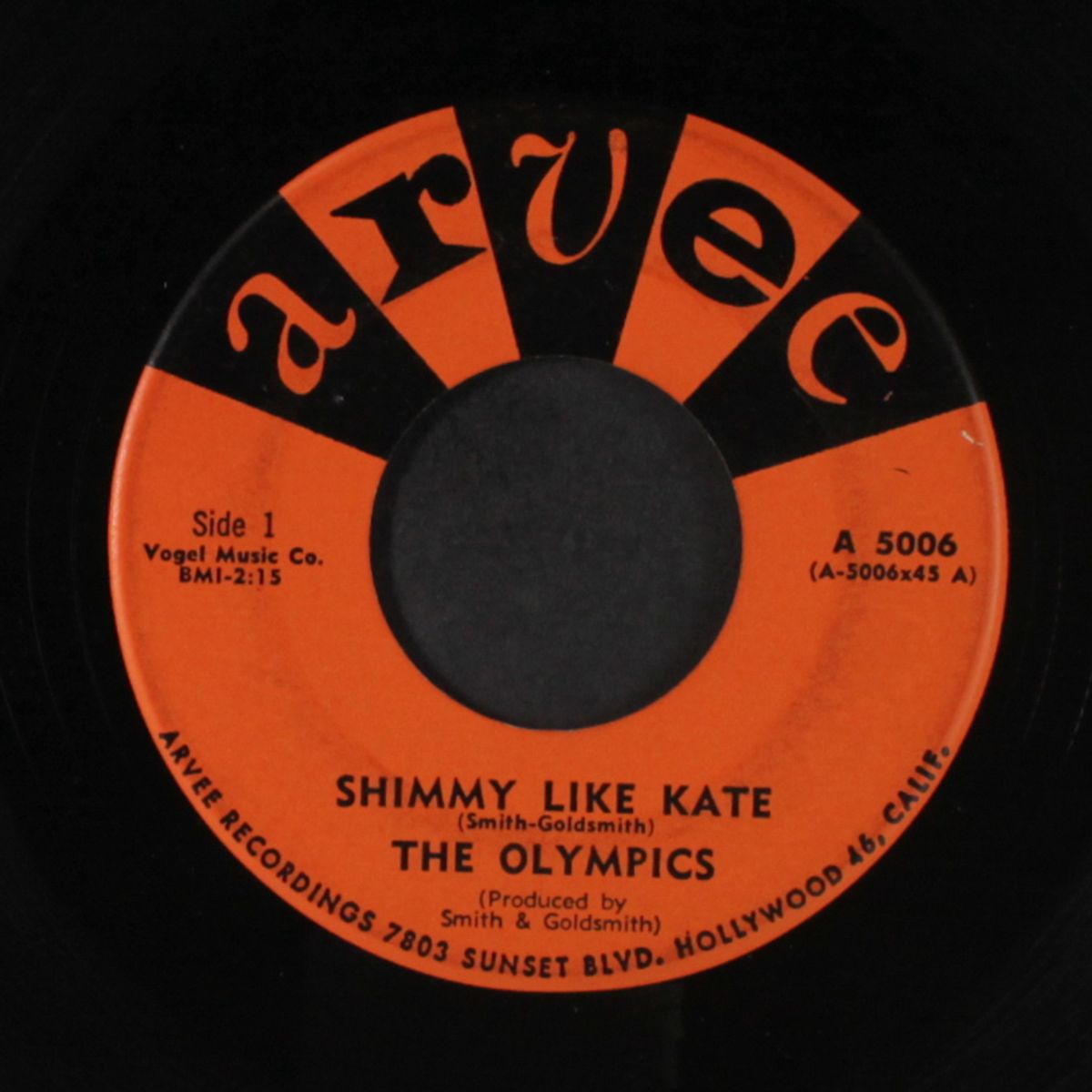 shimmy like kate / workin' hard by OLYMPICS