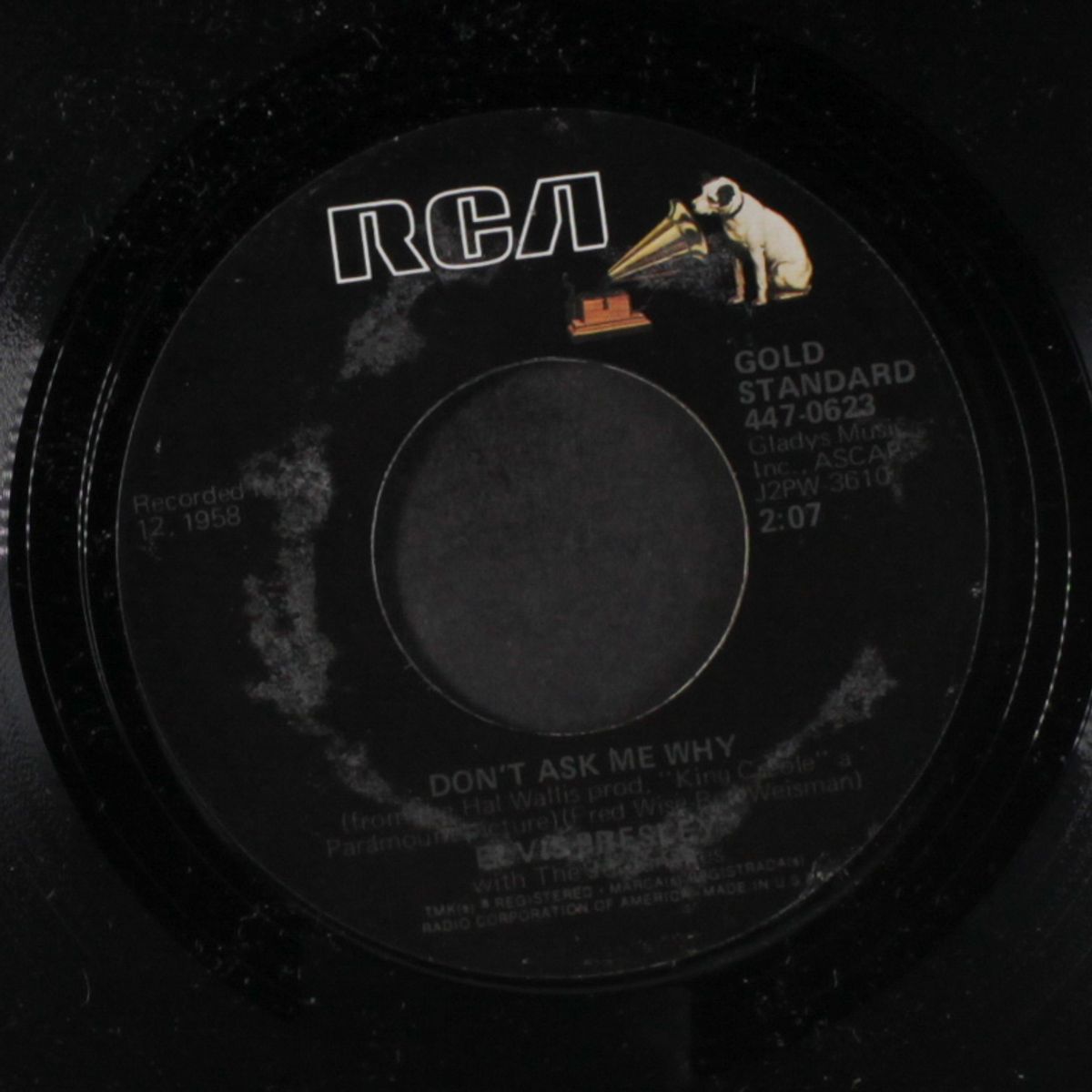 hard headed woman / don't ask me why by ELVIS PRESLEY