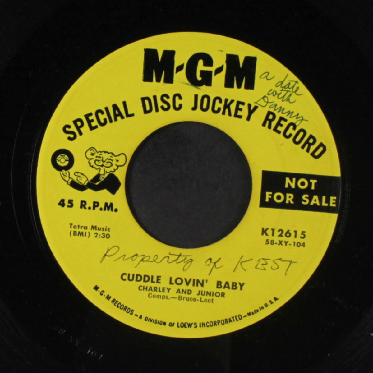 cuddle lovin' baby / blues stay away from me by CHARLEY & JUNIOR
