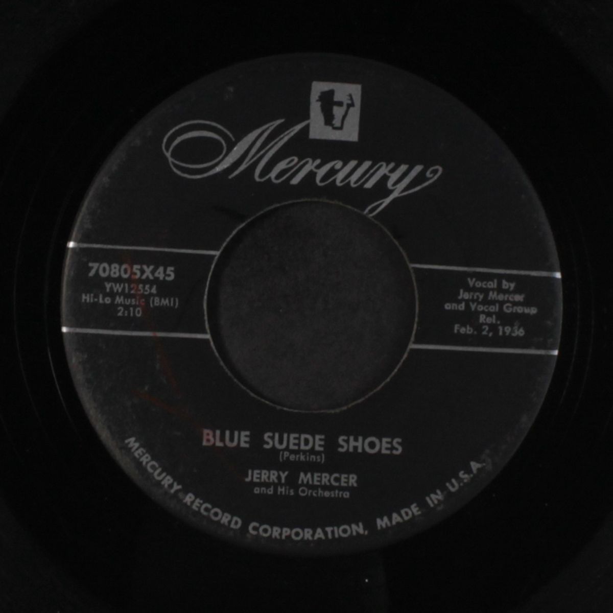 the ghost of my love / blue suede shoes by JERRY MERCER