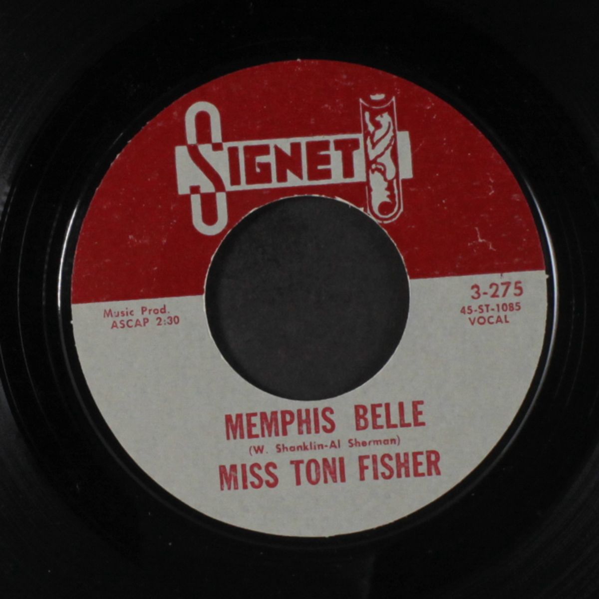 the big hurt / memphis belle by MISS TONI FISHER