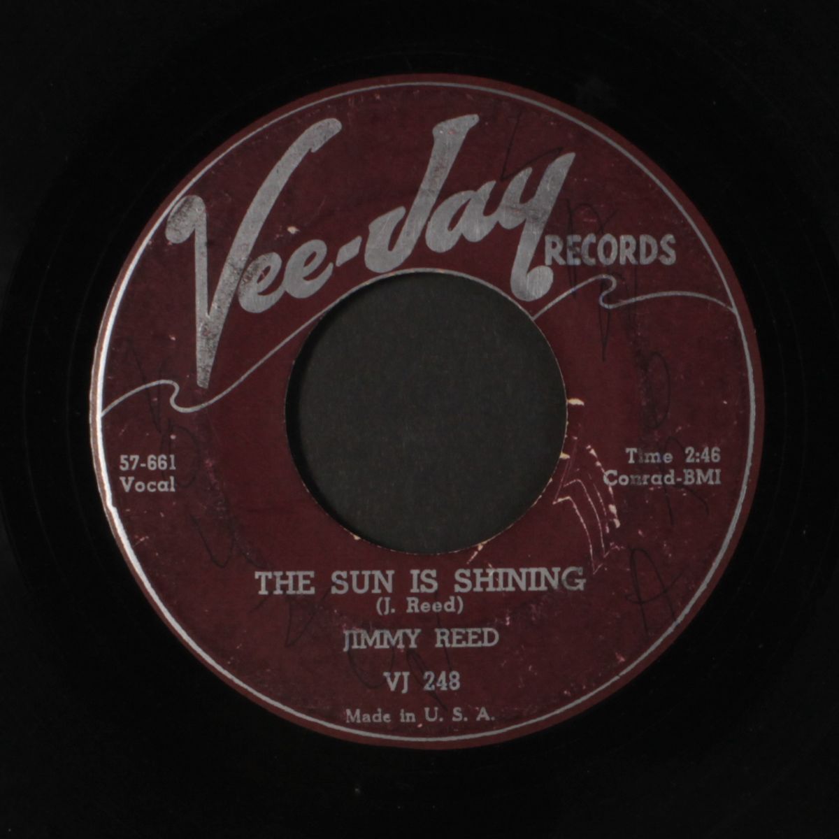 the sun is shining / baby, what's on your mind? by JIMMY REED