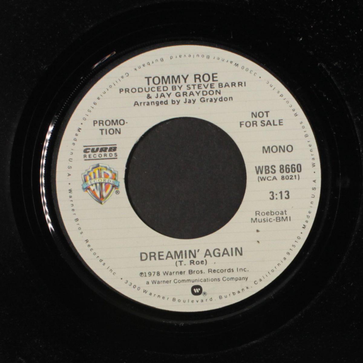 dreamin' again / mono by TOMMY ROE