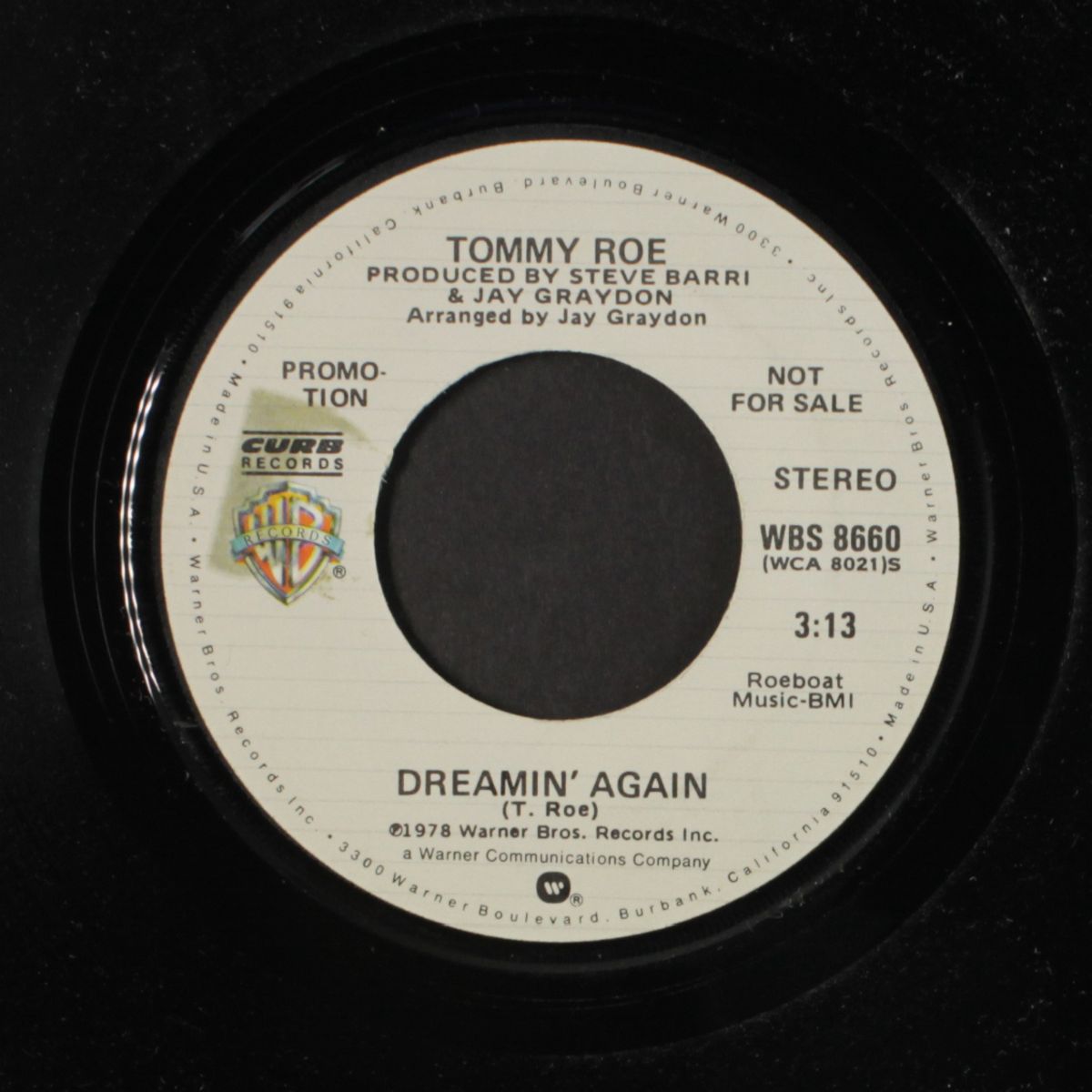 dreamin' again / mono by TOMMY ROE